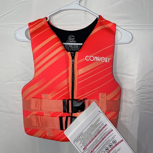 NWT!! Girls Youth Connelly Promo CGA Life Jacket 55-88 lbs 24”-29” Chest - Picture 1 of 5